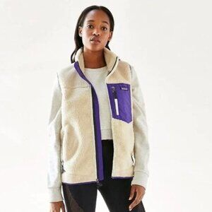 Patagonia Women's Classic Retro X Vest Deep Pile Fleece Vest Size Medium